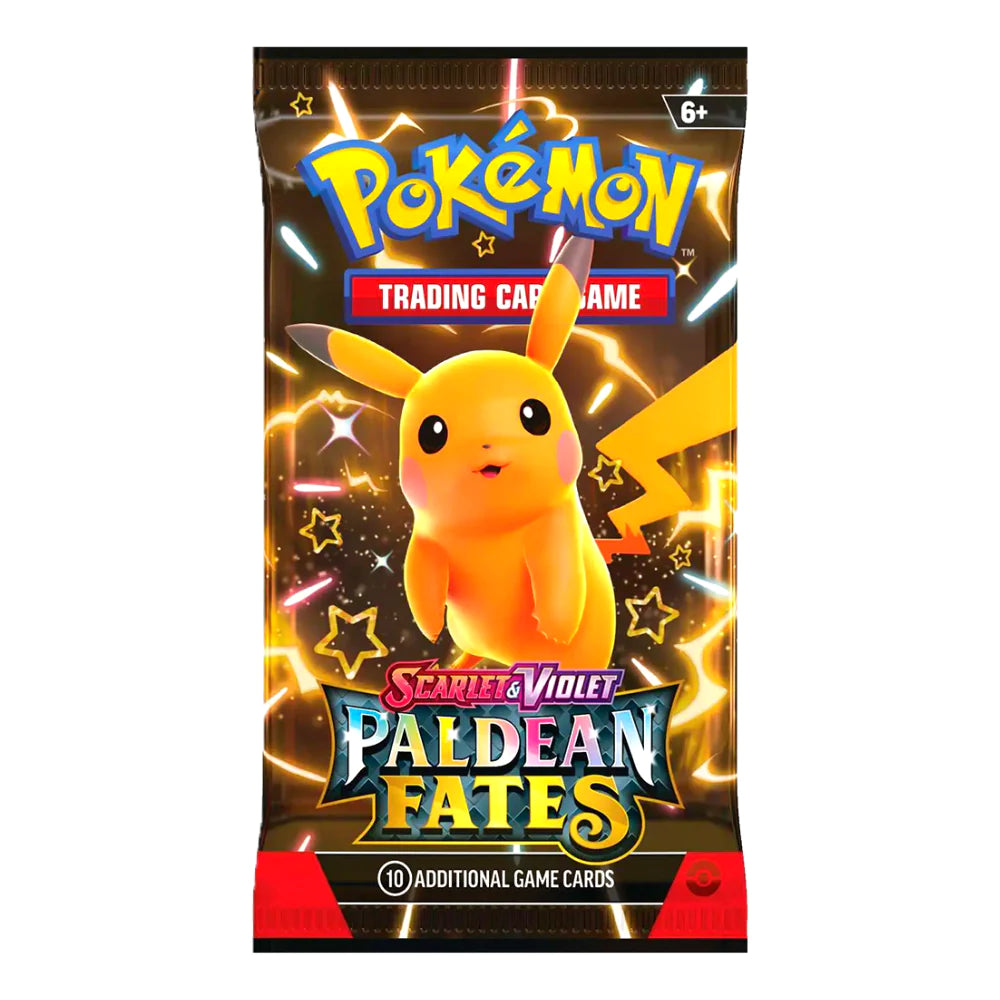 Breaks Paldean Fates booster pack